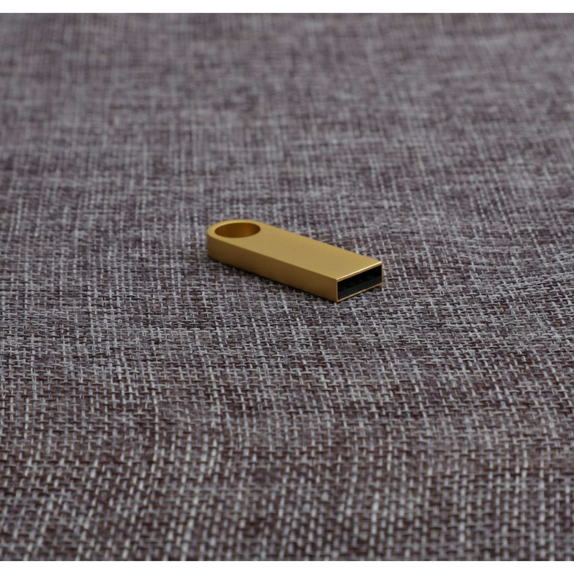 WNTHBJ USB 2.0 Compact Shiny Gold and Silver Metal USB Flash Drive with Personalized Mobile USB ,64gb 2PCS
